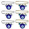 6Pcs Stainless Steel Safety Pins JEWB-FH00013-1