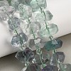 Natural Fluorite Beads Strands GG-CBAC18C-A01-01-1