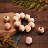 ARRICRAFT Natural Unfinished Wood Beads WOOD-AR0001-05-4