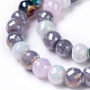 Opaque AB Color Glass Beads Strands GLAA-H022-05-3