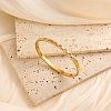 304 Stainless Steel & Crystal Rhinestone Hinged Bangles for Women WGC4C17-01-1