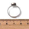 304 Stainless Steel Adjustable Ring Components X-STAS-B098-02B-P-3