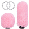 Plush Car Gear & Handbrake Cover Sets AJEW-CL0003-59A-7