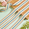 Polycotton Arrow Print Jacquard Ribbons SRIB-WH0011-113D-5