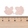 Frosted Transparent Acrylic Beads X1-OACR-P029-18B-02-4