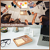 2Pcs Flower Printed Wood Display Trays for Sticky Notes ODIS-PH0009-18-5