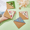 4Pcs 4 Style Felt Embroidery Bookmarks FIND-HY0003-46K-3