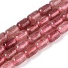 Natural Strawberry Quartz Beads Strands G-G980-29B-1