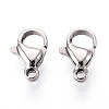 304 Stainless Steel Lobster Claw Clasps STAS-T065-10mm-34P-1