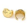 Brass Cuff Earrings EJEW-C104-114G-2