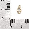 Brass Micro Pave Cubic Zirconia Pendants KK-M306-05G-03-3