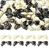 40Pcs 2 Colors Opaque Acrylic Beads SACR-CJ0001-91-1