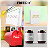 3 Colors PVC Self-Adhesive Label Stickers DIY-CP0011-35B-5