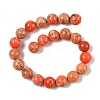 Dyed Natural Regalite/Imperial Jasper/Sea Sediment Jasper Beads Strands G-B124-C01-18-4