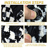 4 Styles Alloy & Brass Buttons BUTT-PH0001-33B-5