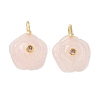Natural Rose Quartz Carved Pendants GG-CBAF4FB-01G-03-1
