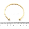 Brass Open Cuff Bangles BJEW-G736-07G-5