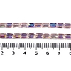 Electroplate Glass Beads Strands GLAA-Q101-02A-AB08-4