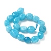 Dyed Natural Malaysia Jade Beads Strands G-P528-I14-01-4