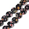 Handmade Millefiori Lampwork Beads Strands LAMP-G166-17B-01-2