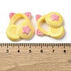 Opaque Music Theme Resin Cabochons CRES-Z010-02C-3