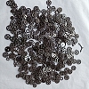 Zinc Alloy  Open Back Bezel Cabochons PALLOY-WH0072-82B-RS-1