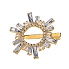 Brass Alligator Hair Clips PW-WG16307-01-1