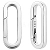 1Pc 925 Sterling Silver Spring Gate Rings FIND-BBC0003-39-1