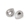 304 Stainless Steel Rhinestone Cabochon Settings STAS-G356-04P-01-2