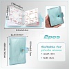 2Pcs PVC Mini Photocard Holder Book AJEW-SP0002-20A-02-2