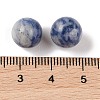 Natural Blue Spot Jasper No Hole Sphere Beads G-K353-04A-14-3