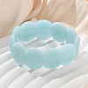 Handmade Lampwork Beaded Stretch Bracelets for Men Women BJEW-G738-01B-10-1