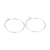 316L Surgical Stainless Steel Hoop Earring Findings STAS-G229-07P-02-1