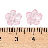 Dyed & Heated Glass Bead Caps GLAA-C042-01K-3