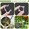 16Pcs 4 Styles PP Plastic Plant Holder AJEW-NB0008-51-3