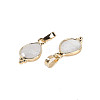 Natural White Moonstone Faceted Pendans KK-L218-004G-04-2