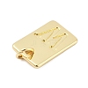 Brass Pendants KK-H206-10G-W-2