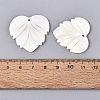 Natural Freshwater Shell Carved Pendants SHEL-Q028-12-3