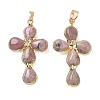 Natural Rhodonite Pendants GG-CBA9F30-02G-14-1