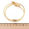 304 Stainless Steel Glass Hinged Bangles for Women BJEW-M082-06G-01-4