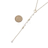 Shell Pearl Bead Pendant Necklaces NJEW-JN04939-3
