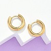 Ion Plating(IP) 304 Stainless Steel Hoop Earrings X-EJEW-F111-14mm-G-1