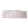 Natural Rose Quartz Beaded Stretch Bracelet Sets BJEW-JB10783-1