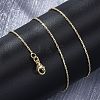 Brass Boston Link Chains Necklaces for Women NJEW-D302-59G-4