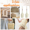 Polyester Tassel Lace Edge Trim Ribbon OCOR-WH0101-118C-5