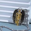 Vintage Alloy Goddess with Angel Wings Pendant Necklaces WG7F3ED-01-4