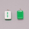 Resin Pendants RESI-WH0025-03-1