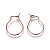 304 Stainless Steel Earring Findings LS-STAS-E484-65RG-3