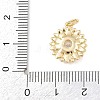 Brass Micro Pave Cubic Zirconia Pendants KK-H525-05E-G-3