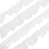 WADORN 4Pcs 4 Styles Double & Single Layer Chinlon Lace Trim Fabric DIY-WR0003-87A-1